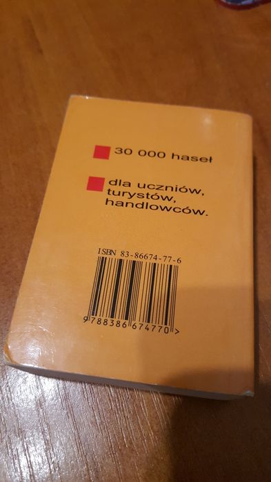 Kieszonkowy słownik polsko angielski / angielsko polski, książka