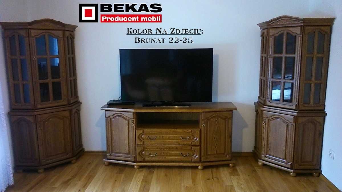 Komoda RTV 142 ` (Niska) Dąb Rustikal Bekas Meble StyLove