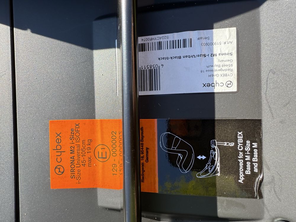Fotelik Cybex Sirona M2 i-Size + baza M – stan dobry, po 1 dziecku