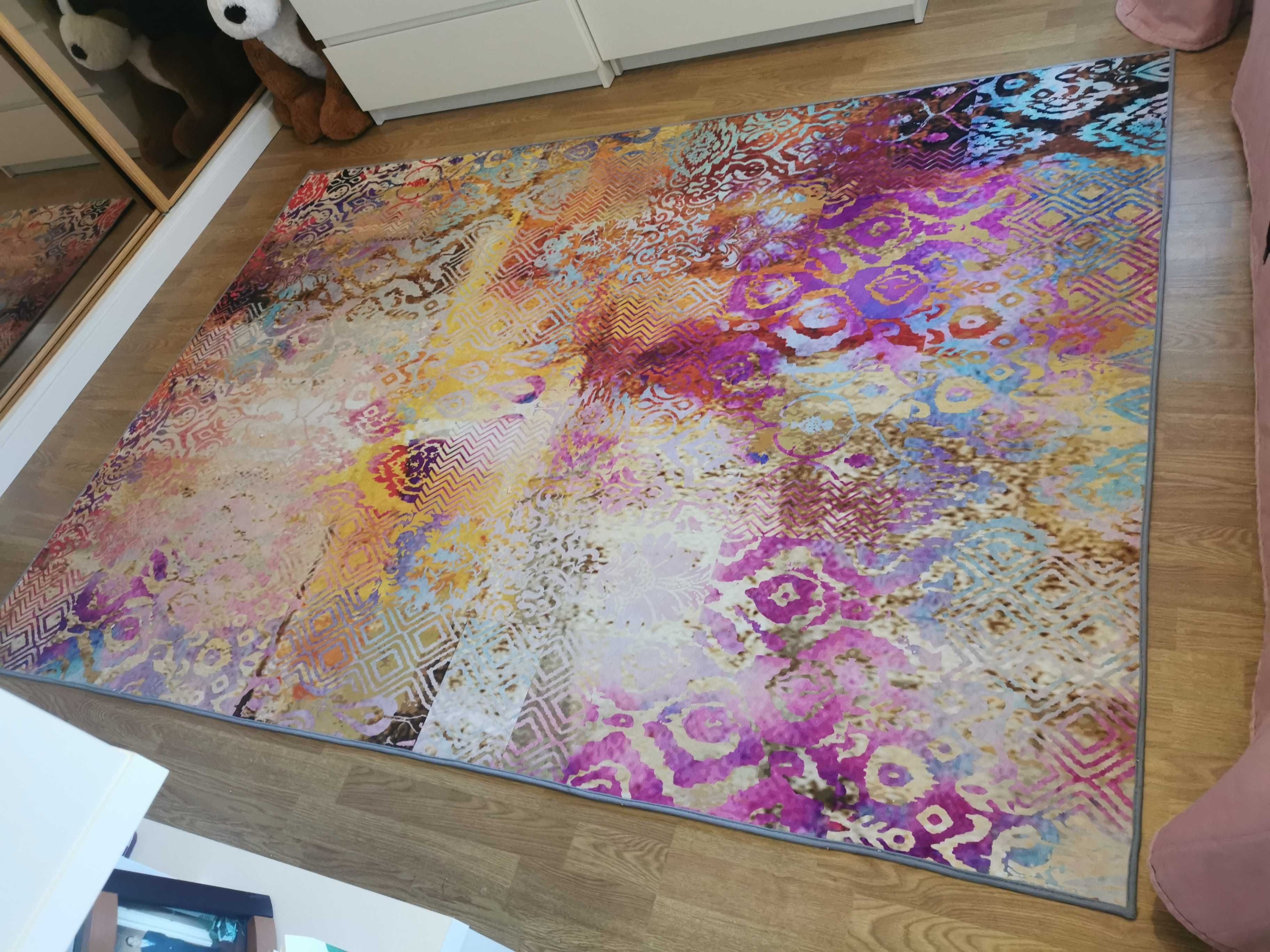 Tapete 160 x 230 cm multicolor