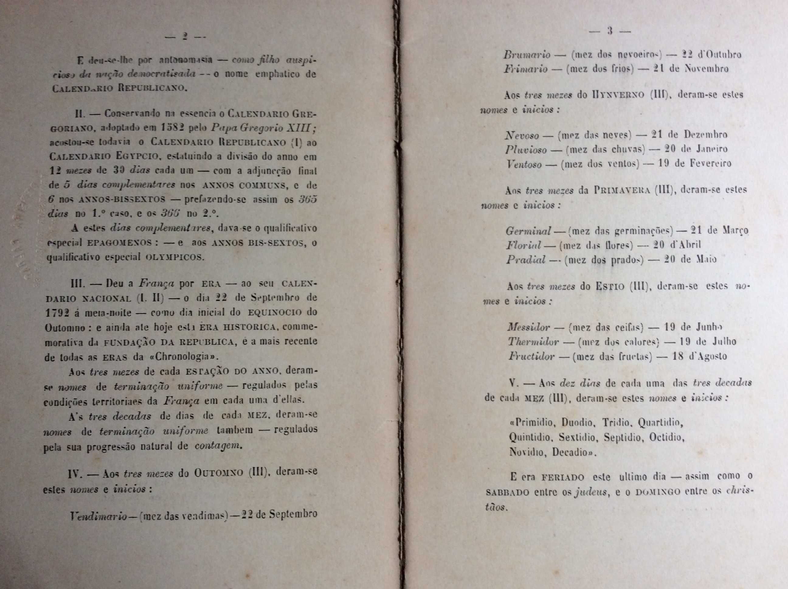 Correlação chronologica entre datas do calendario republicano e ...