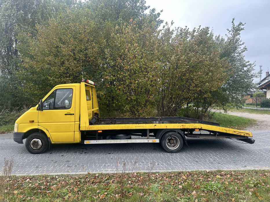 VW LT35 2.5Tdi Blizniak Max Autolaweta Wciagarka Platforma Pneumatyka