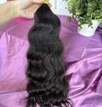 1) wlosy dziewicze 50 cm 105gr  falowane krecone