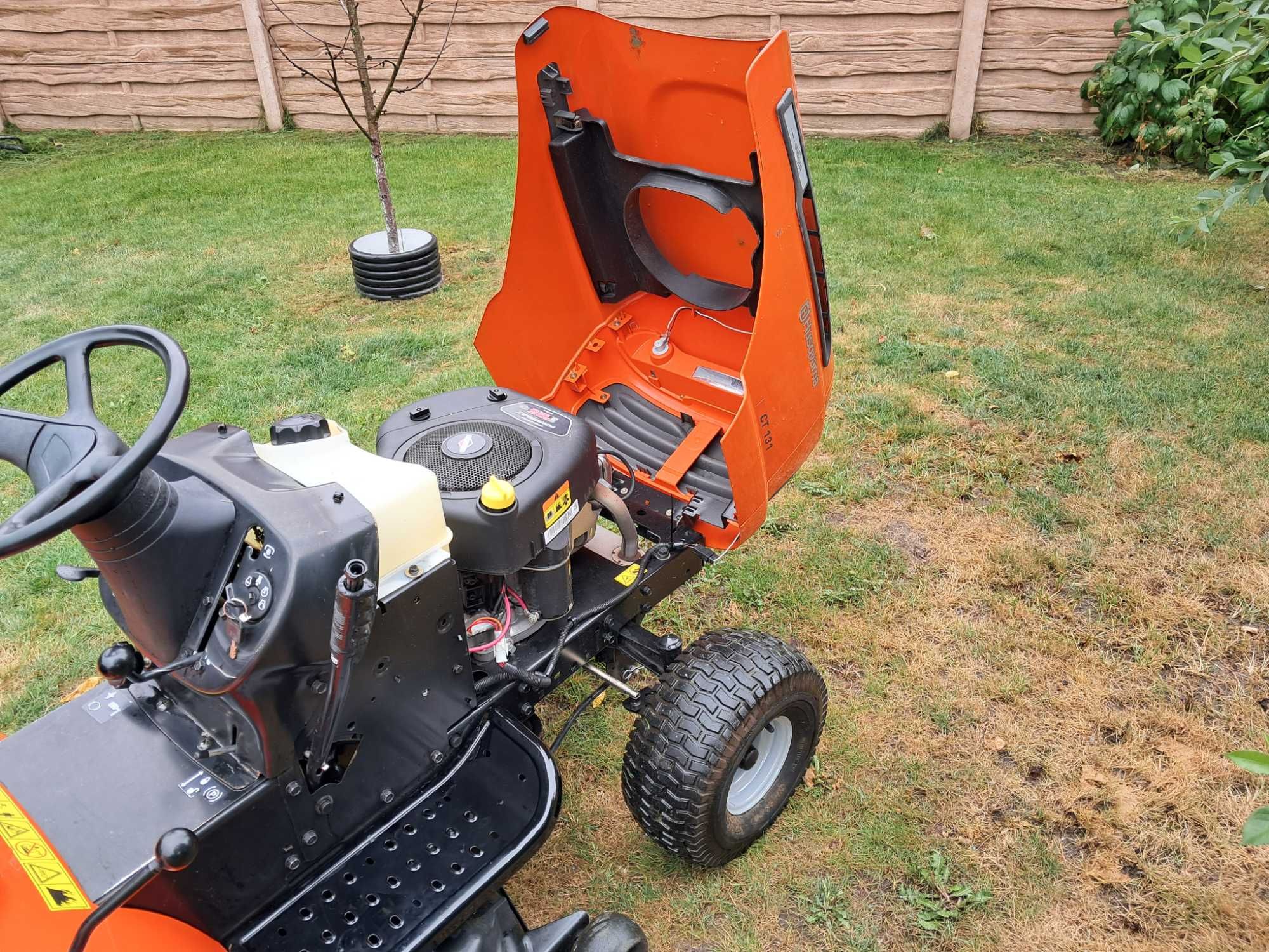 Traktorek kosiarka z koszem Husqvarna Briggs&stratton