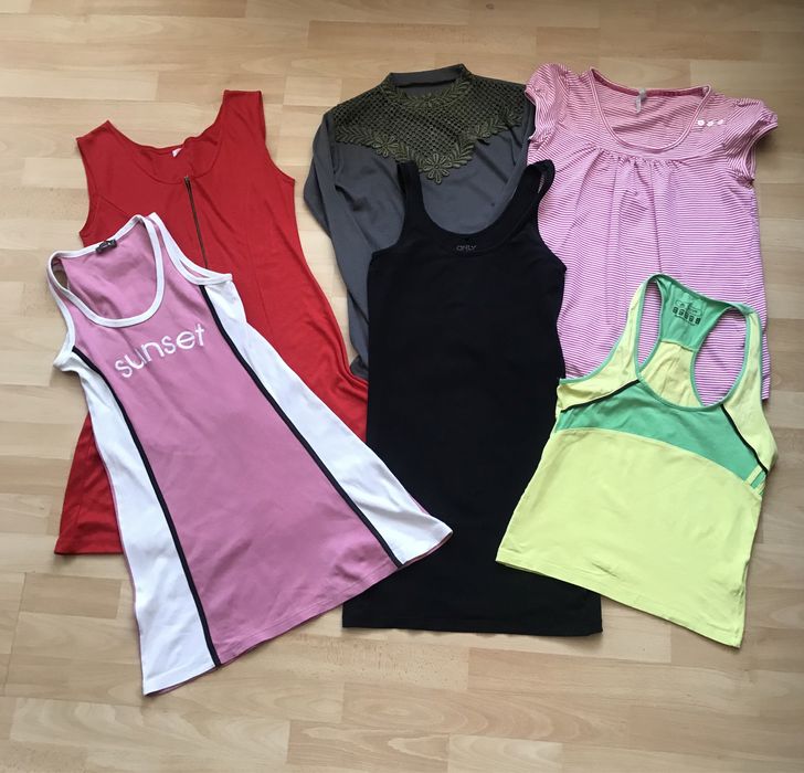 Набір одягу за 150 грн сарафан, футболка, майка боксерка  ріст 164/170