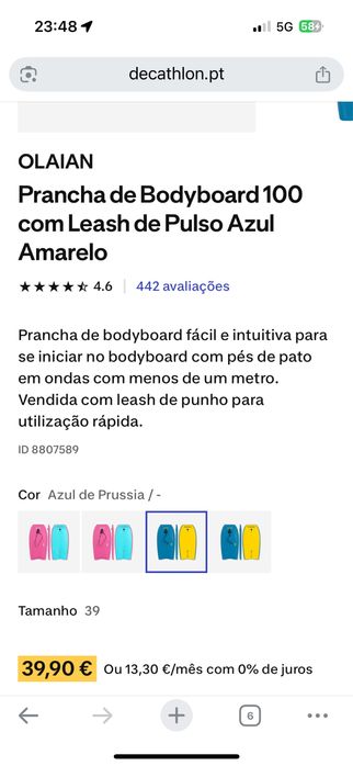 Prancha de surf olaian