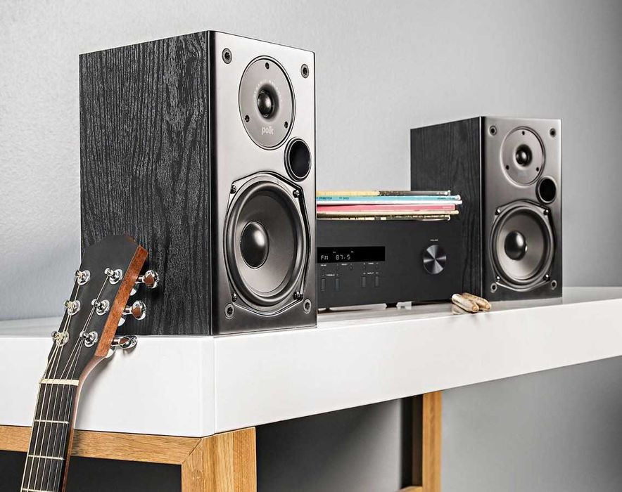 Акустика Polk Audio T15 поличні стерео колонки 89db, 150w RMS, 20-80w