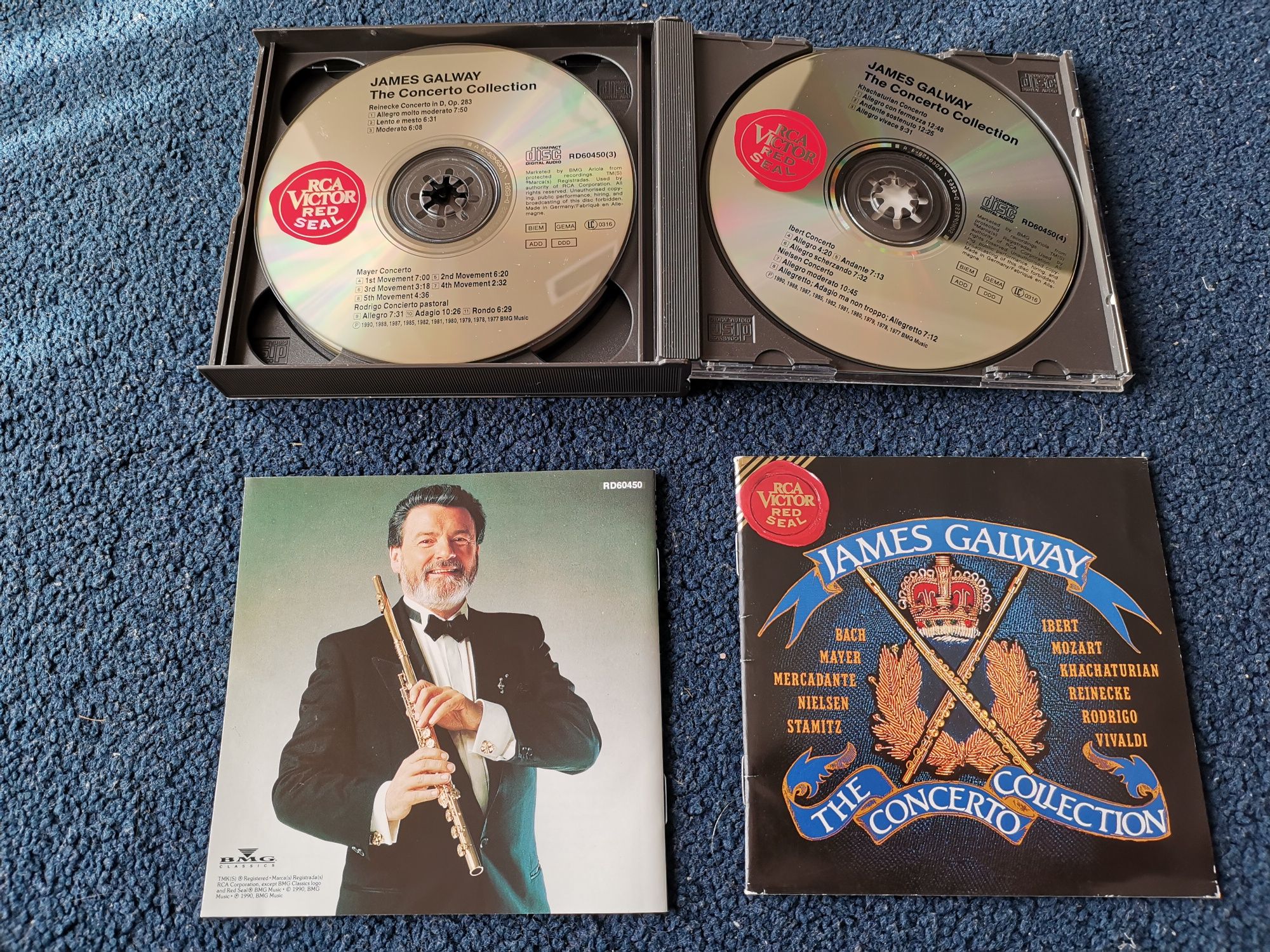 James Galway 4 CDS com o selo RCA Victor Red Seal