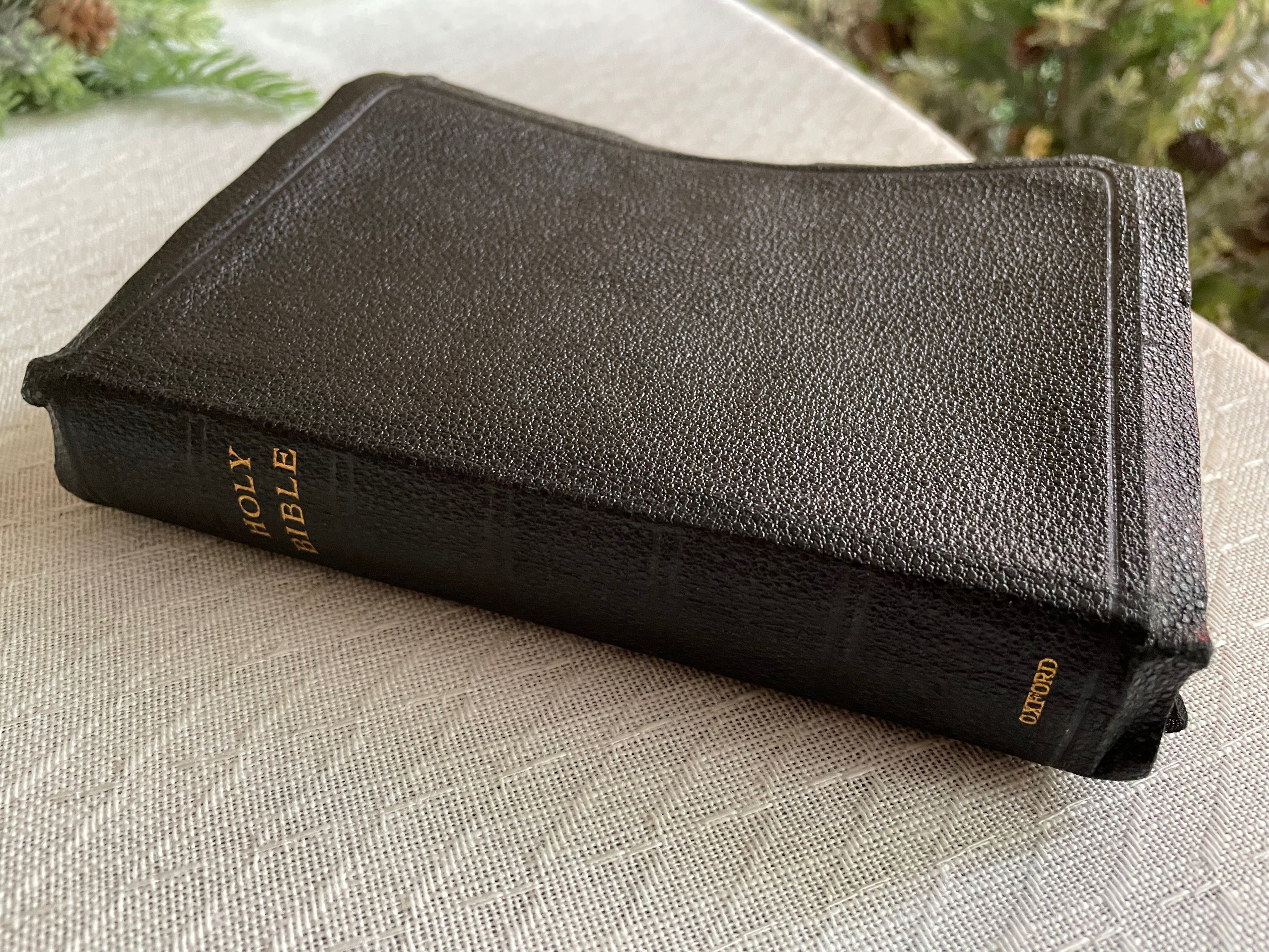 Stara Biblia starego i nowego testamentu Oxford lata 30-te