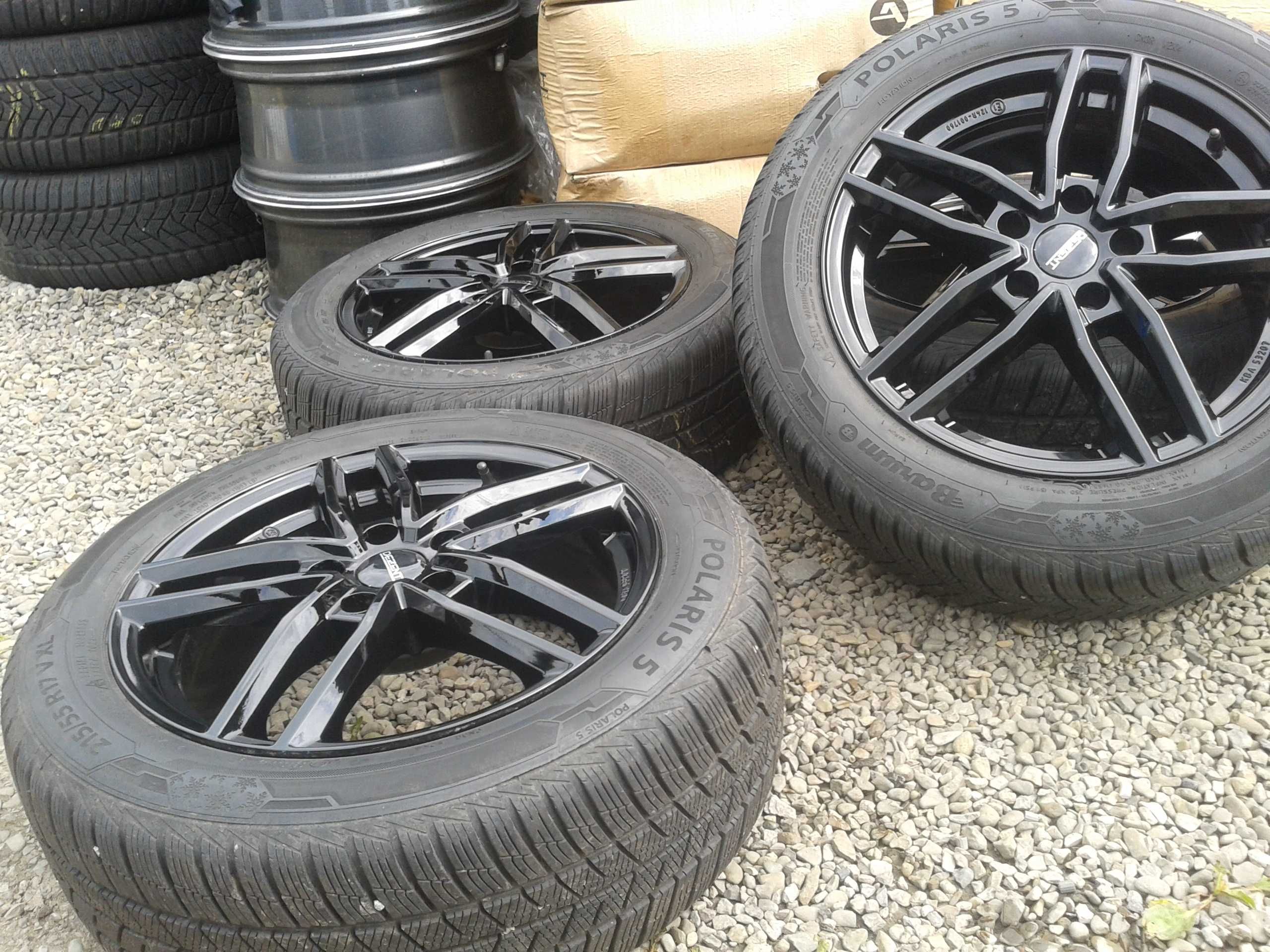 felgi r17 dezent audi a3 a4 a6 q2 q3 5x112 b6 b7 c6 mielec 7j czarne