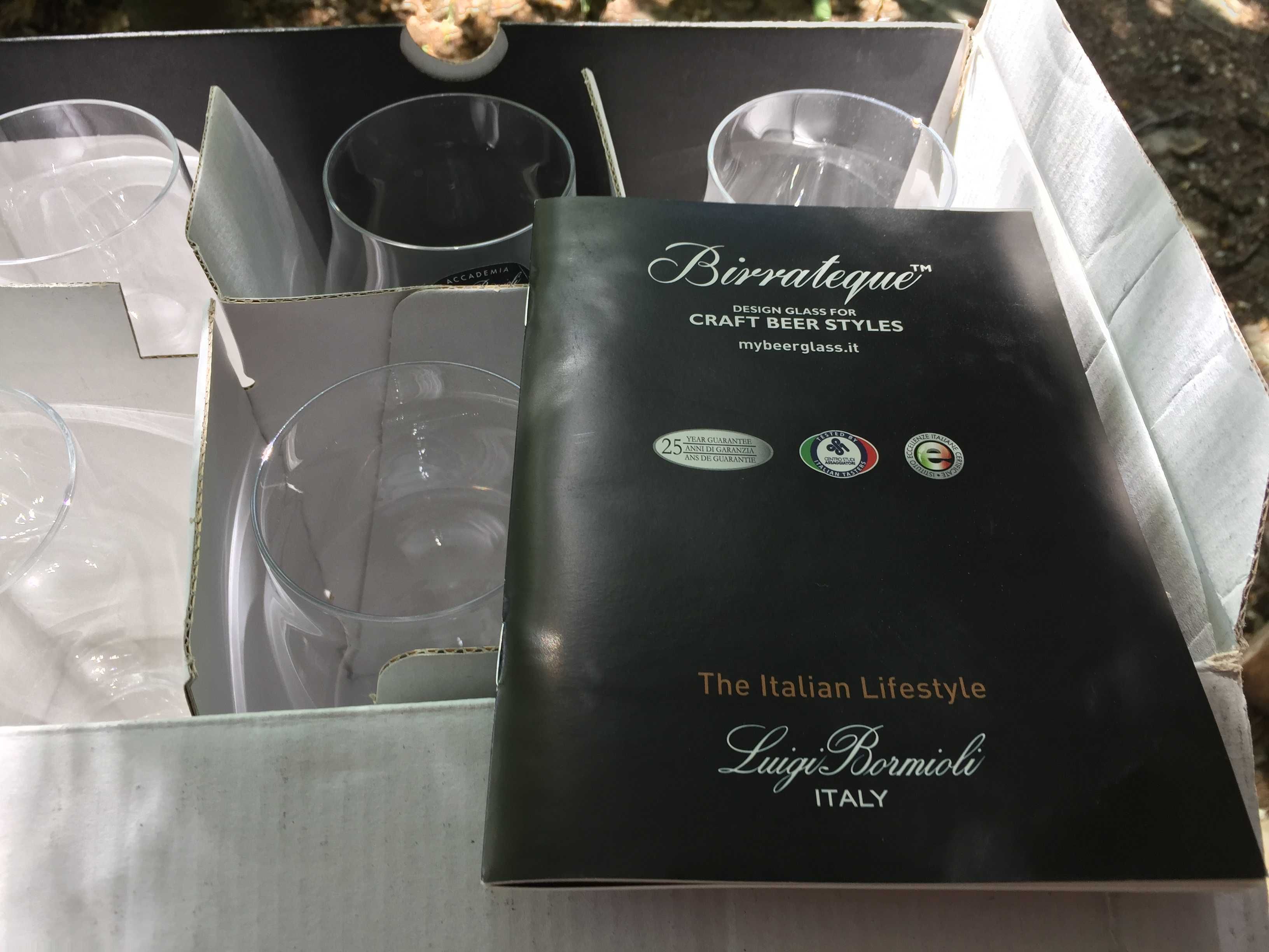 6 szklanych pokali dla koneserów piwa od firmy Academia Luigi Bormioli