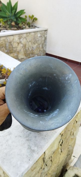 Jarra em estanho antigo