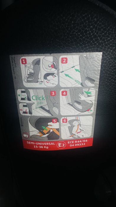 Cadeira para automóvel ISOFIX 15-36kg marca Zippy