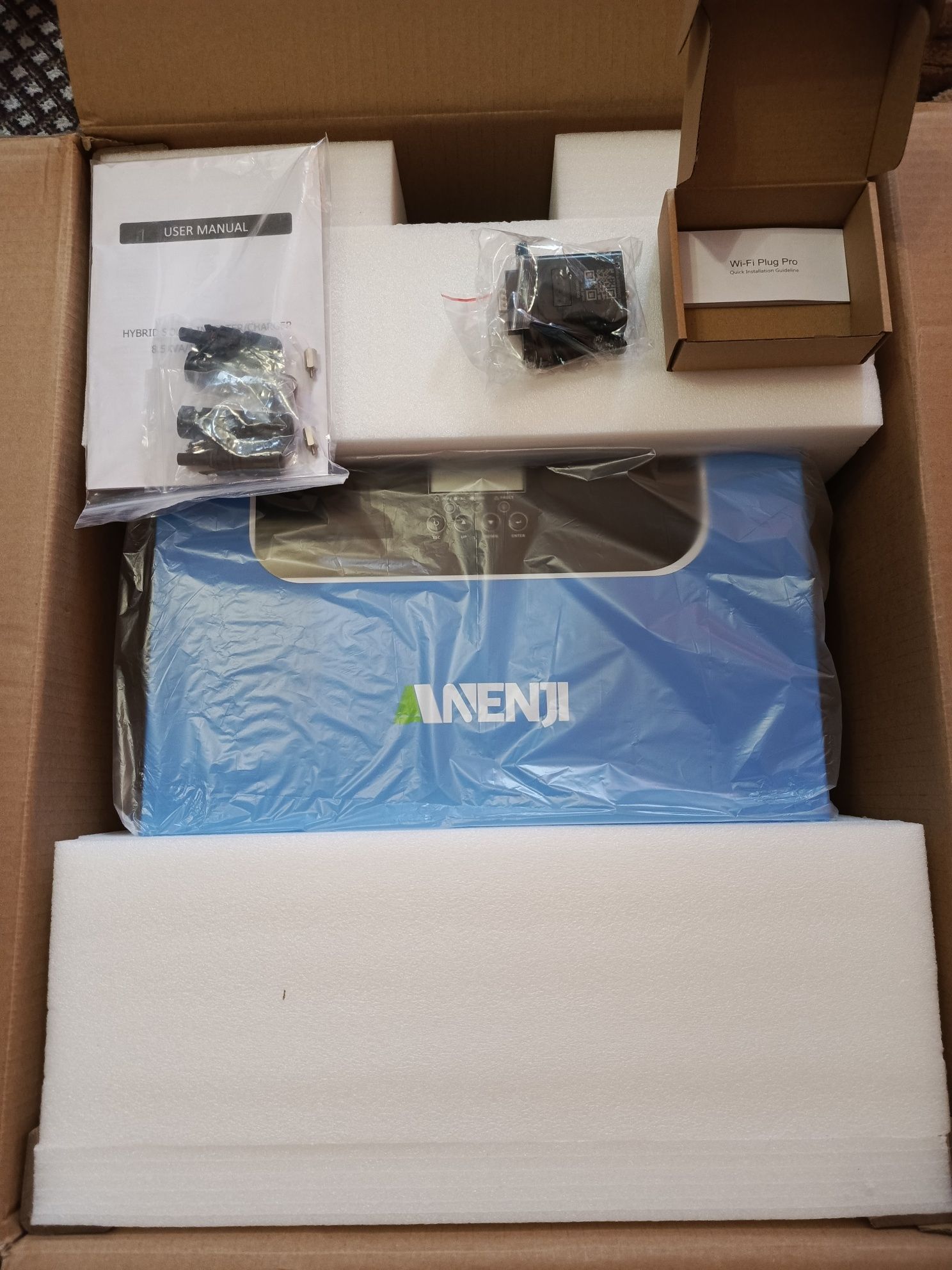 Inwerter hybrydowy 11kw- 8,5KW 48v On-Off Grid Firmy ANENJi.Dwa Mppt
