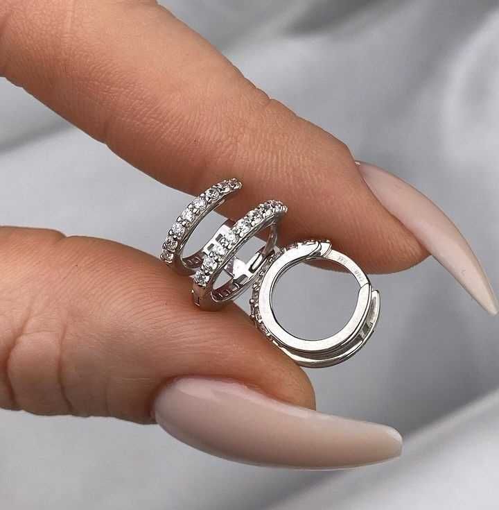 Сережки Van Cleef , Каблучка, Срібло Подарунок.