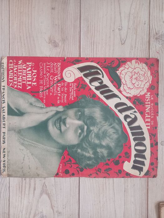 Nuty Fleur d'amour 1924 Foxtrot stare przedwojenne