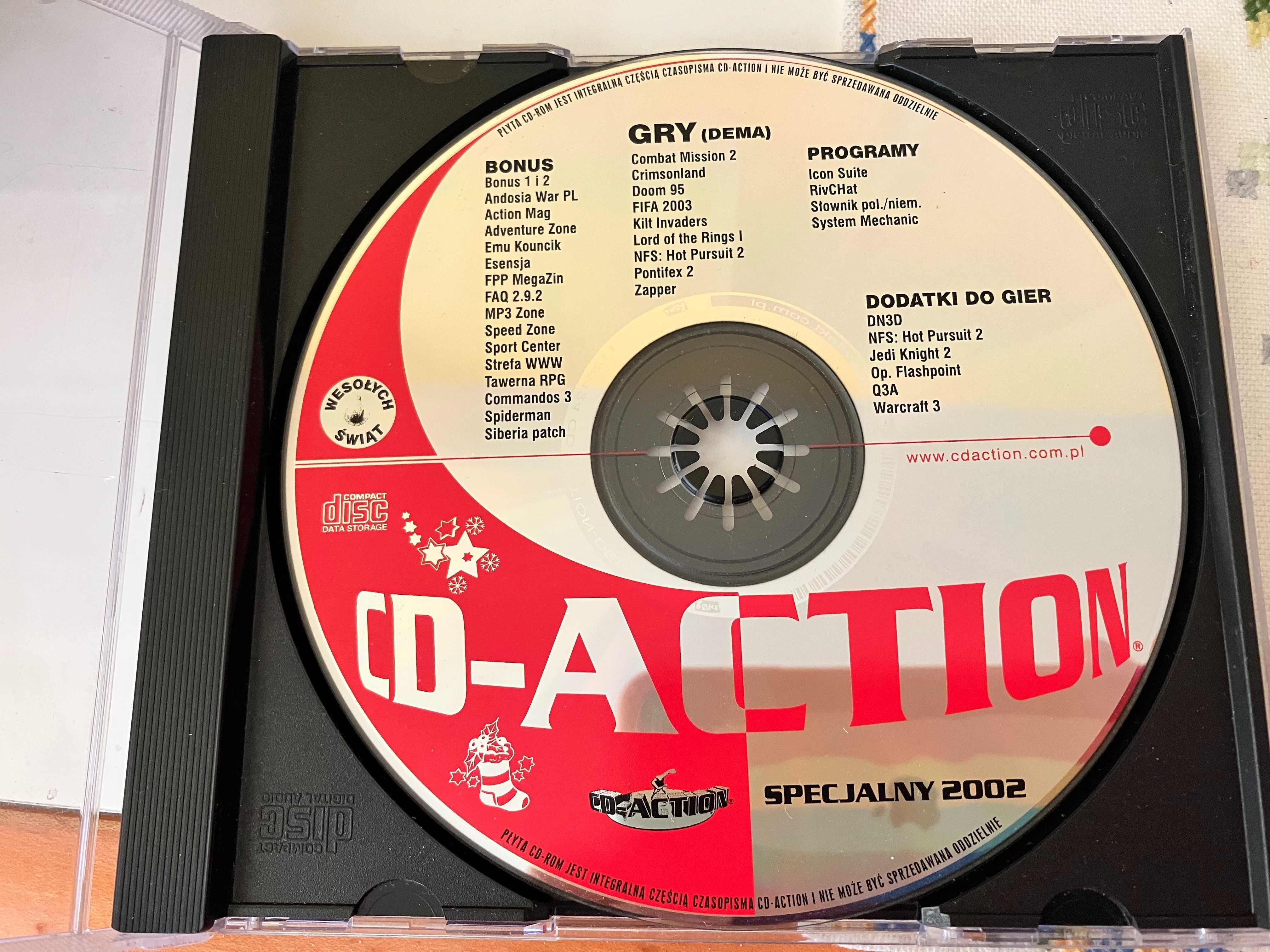 3 CD ACTION : Sierpień i grudzień 2002 ; kwiecień 2003 Wyd. 85