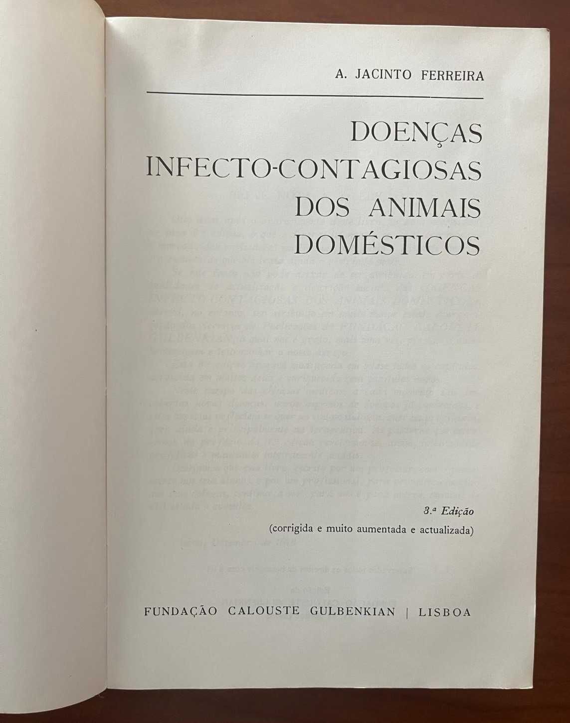 Livro "Doenças Infecto-Contagiosas dos Animais Domésticos"