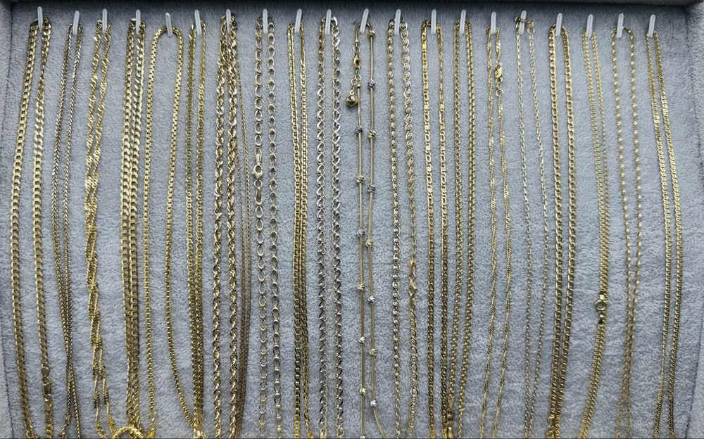 Nowe zlote zawieszki i lancuszki prova 585