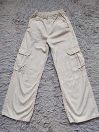Spodnie materiałowe H&M bojówki typu Baggy rozmiar 152