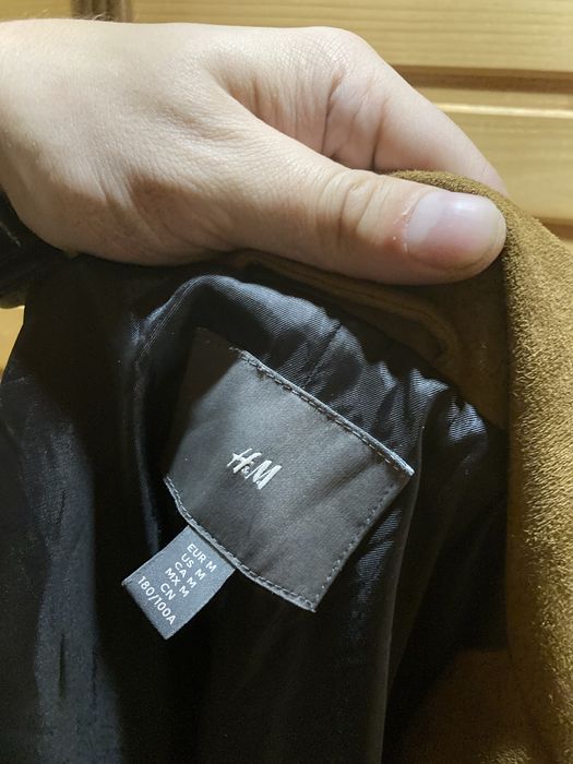 H&M замшева куртка стан нової!!!