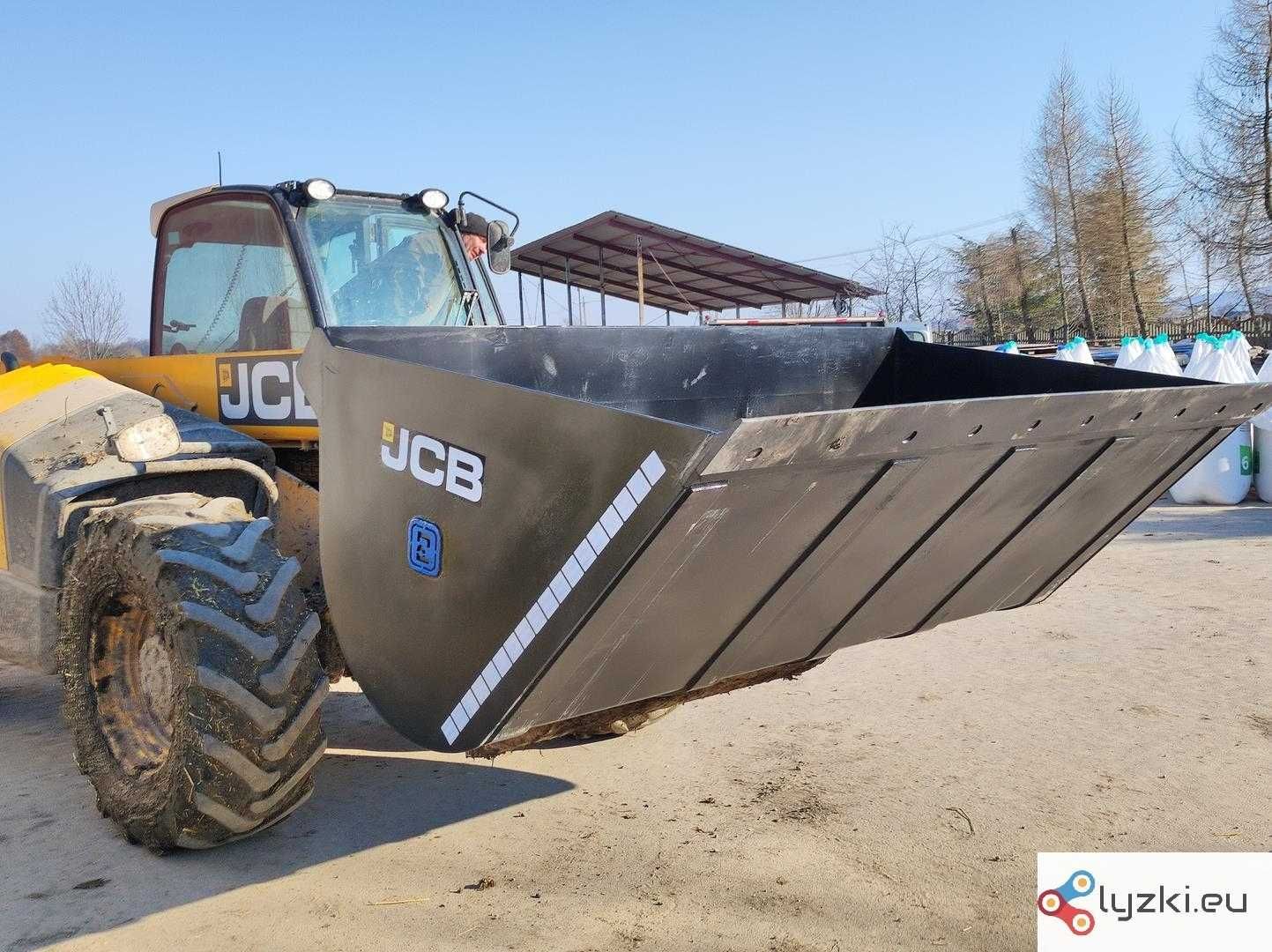 Łyżka szufla 2,5m3 zbożowa 2,5m3 JCB QFit Manitou Merlo 2x lemiesz