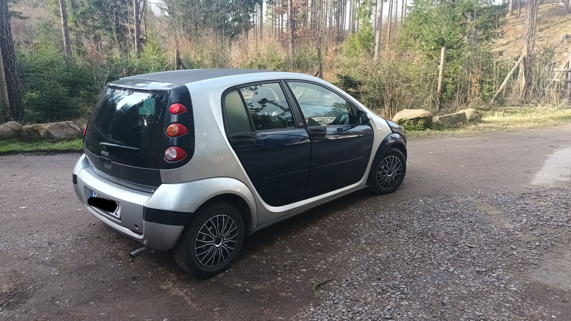 Zamiana Smart ForFour 1,1benz-4,5l Klima Elektryka WspKier Abs Esp Cd