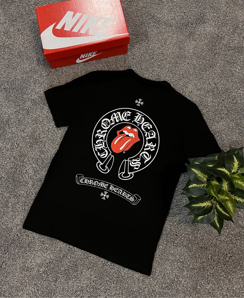 Футболка Chrome Hearts / Футболка Хром Хартс / Чорна футболка