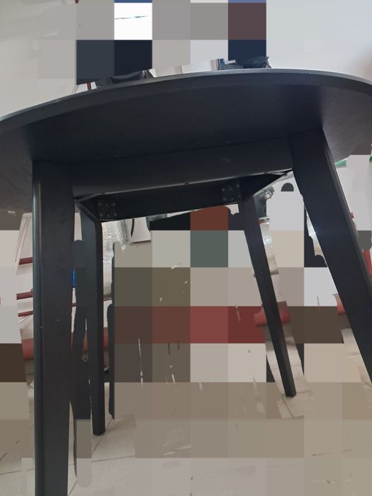 Stół okrągły czarny ikea