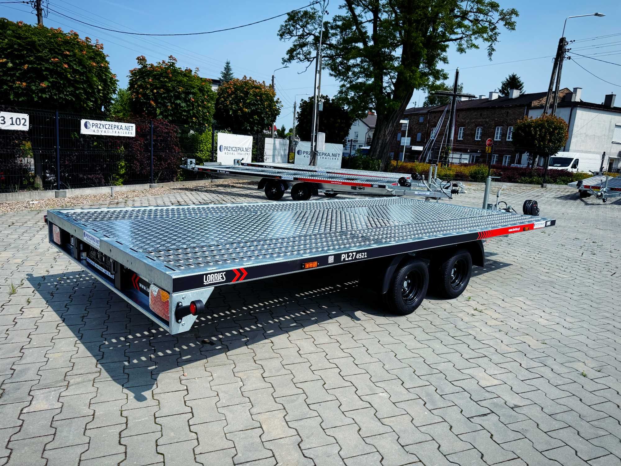 LORRIES PL27-4521 Laweta uchylna 2,7T 4,5m 2025 LEDY wypełnienie ALU