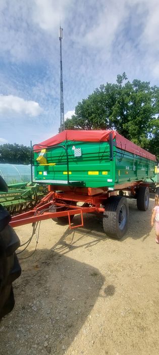 Przyczepa rolnicza D50 D55 wywrotka, NOWA ZABUDOWA