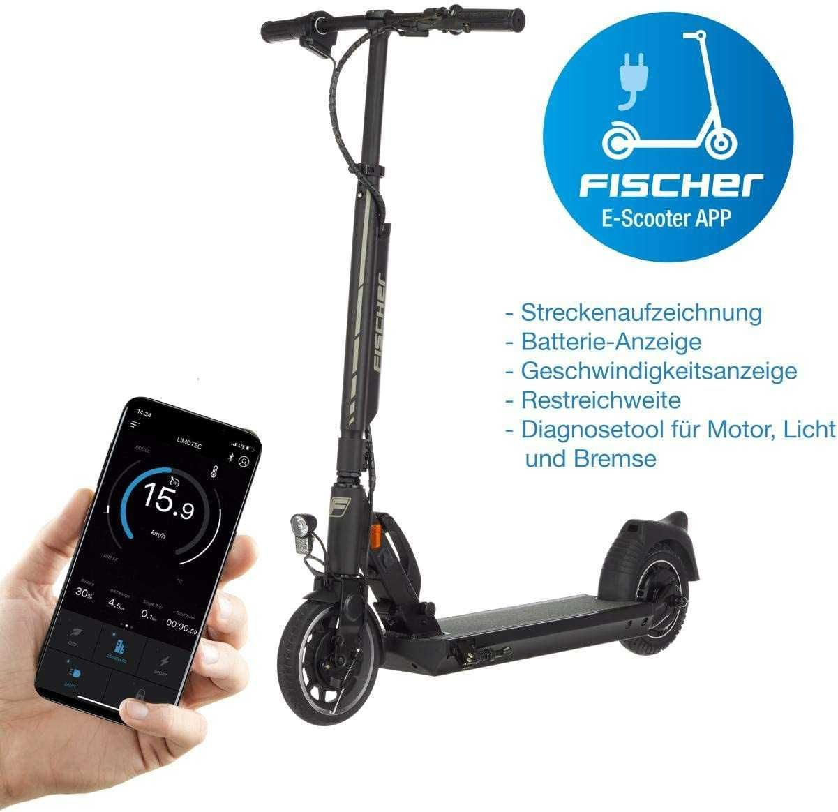 Електросамокат Fischer ioco 1.0 E-Scooter 8 дюймів