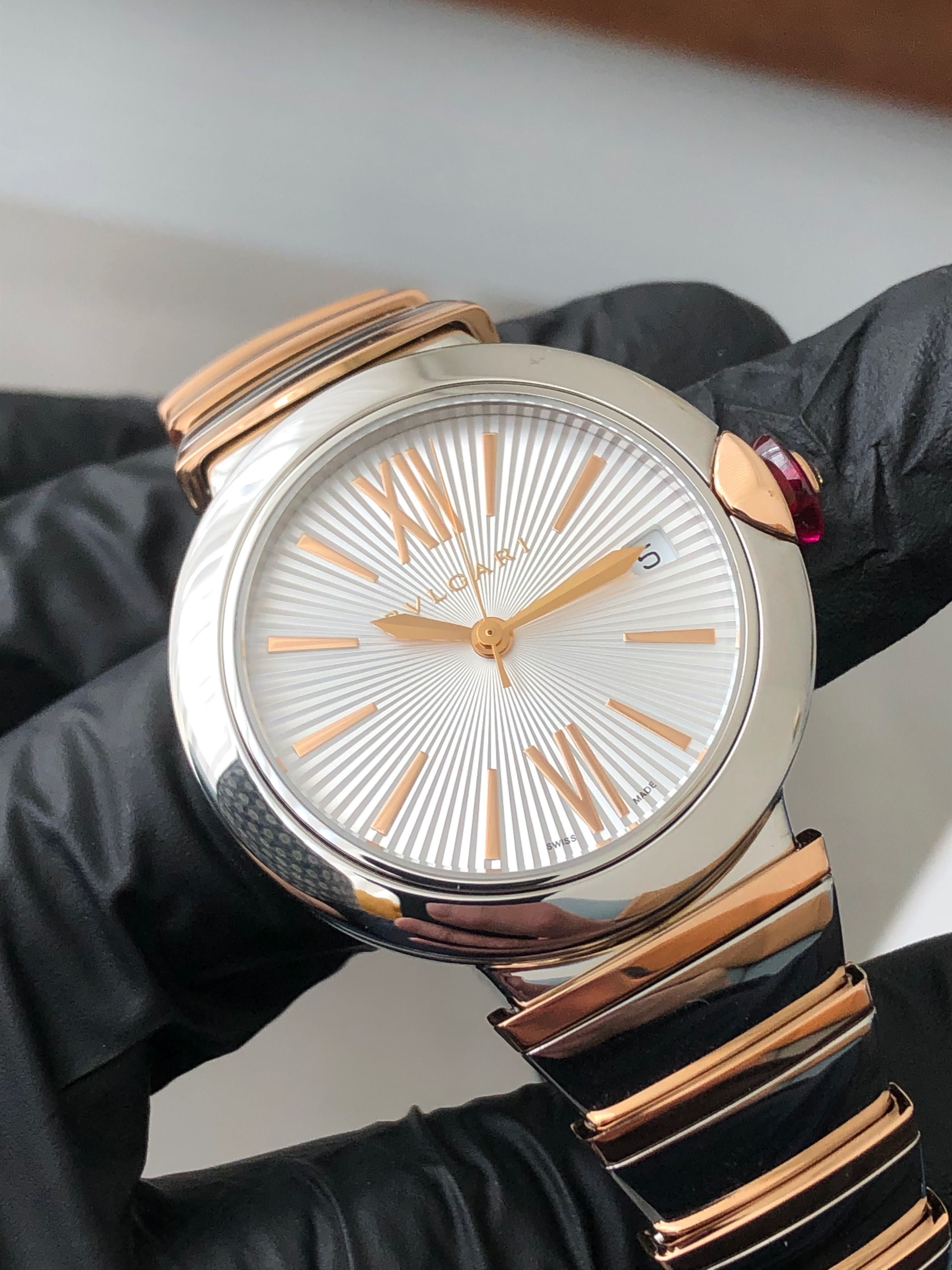 Bulgari Lucea 36mm stal/złoto 18k automatic