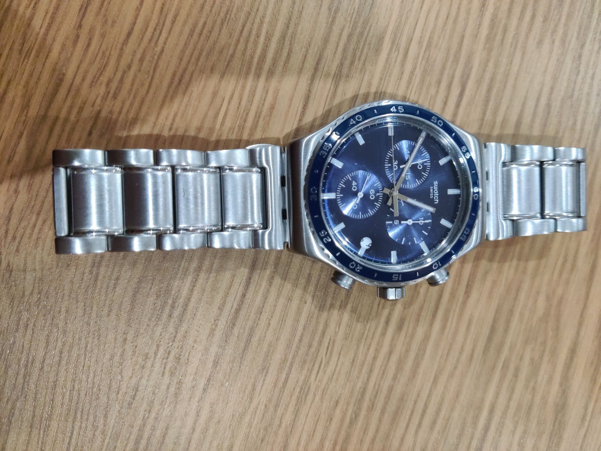 Relógio Swatch Irony - Chrono New YVS496G Cobalt Lagoon
slide 1 of 6