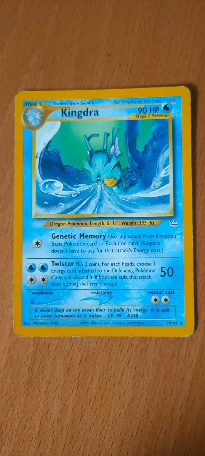 Carta Pokemon Kingdra