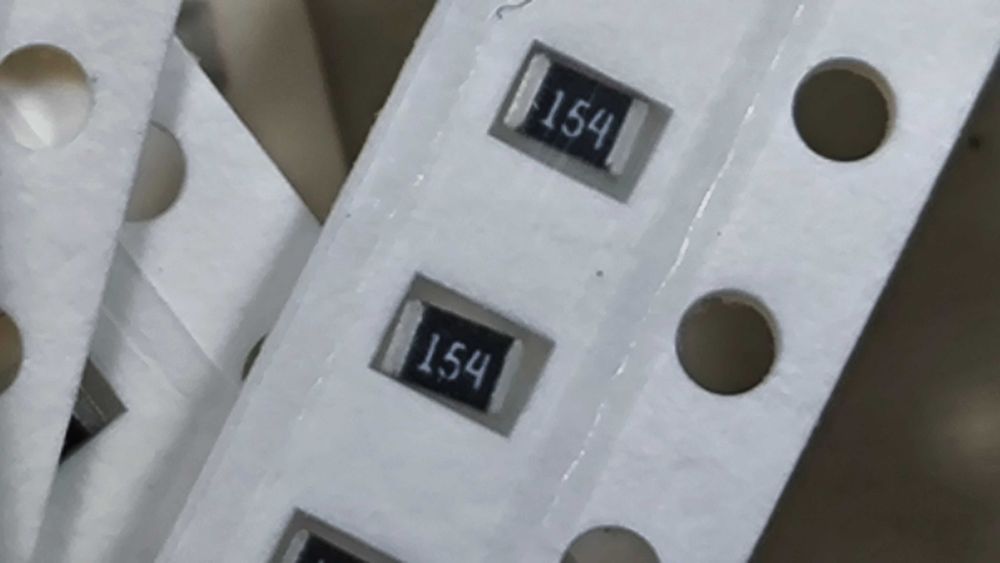 Resistências SMD 0805 5% vários valores ohms componente eletrônico ohm