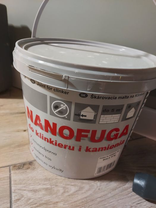 Nanofuga Biała ponad pół wiaderka