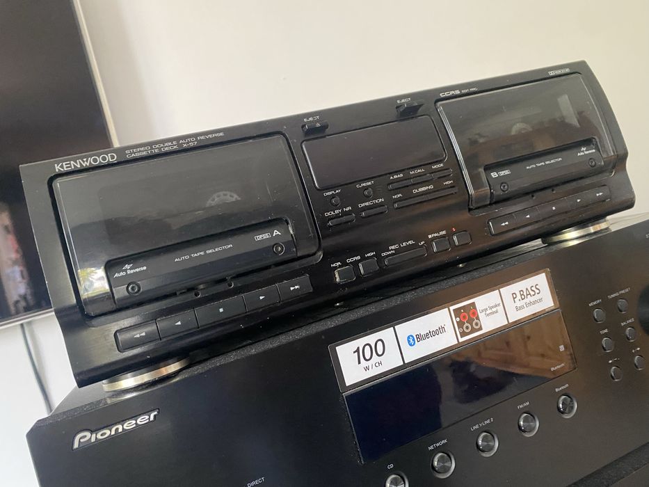 Kenwood- magnetofon x-57 napiecie 14v- sprawny