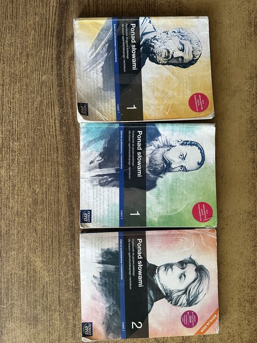 Zestaw podręczników/ćwiczeń klasa 1 i 2 liceum technikum