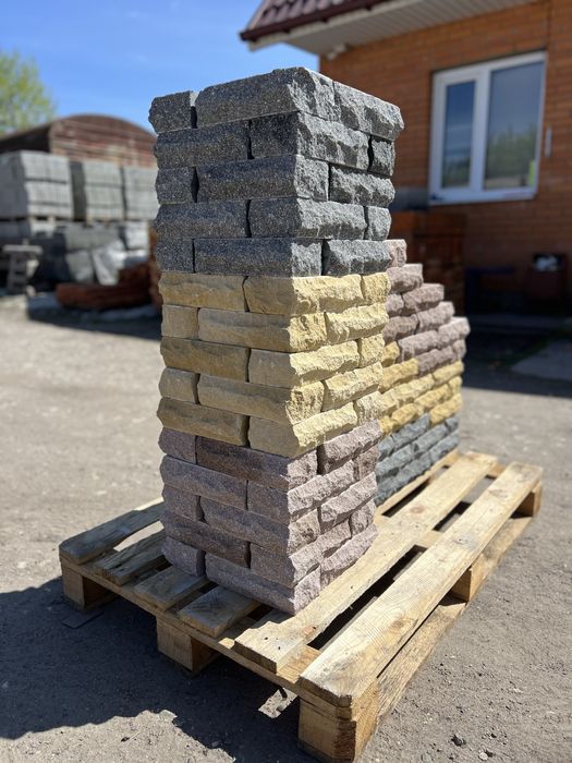 цегла рвана для паркану цегла для стовпчиків