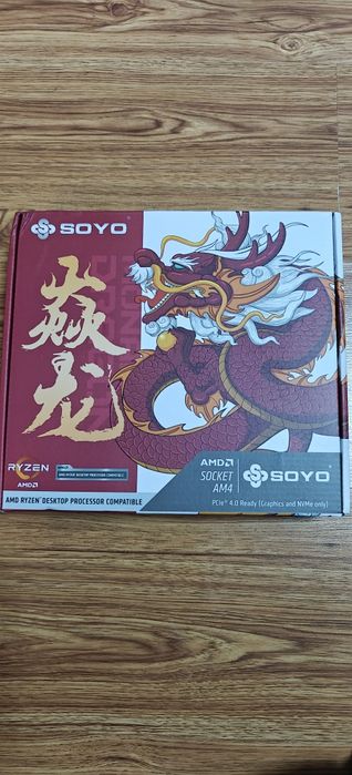 Нова материнська плата AMD am4 Soyo b450