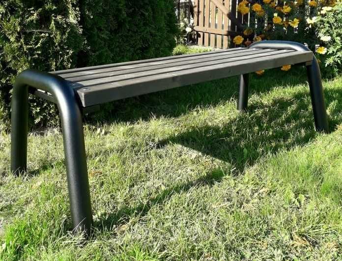 Ławka ogrodowa, parkowa bez oparcia 150 cm producent, atest