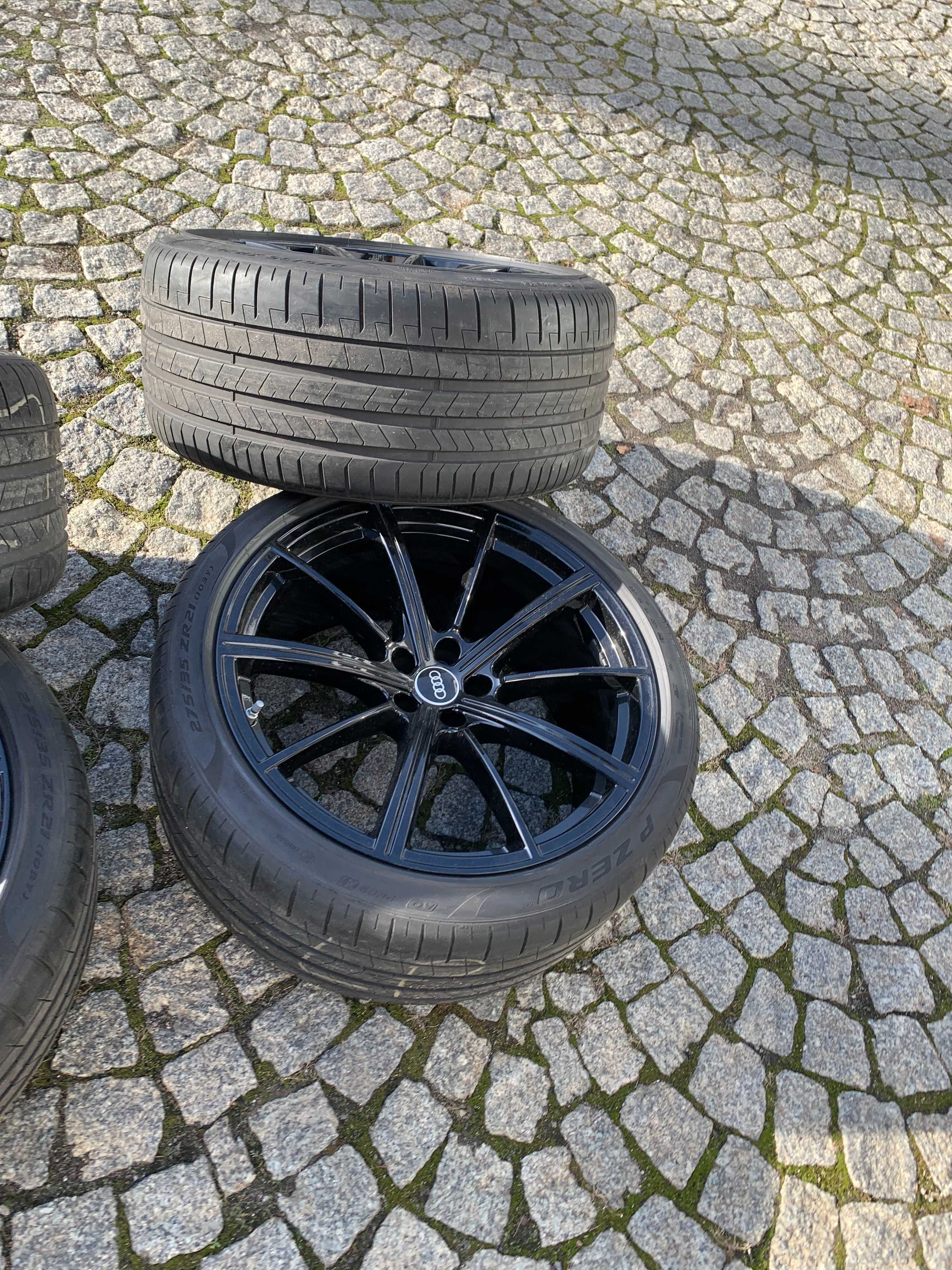 Felgi oryginalne Audi RS6 - 21x10,5 ET19 + Opony Pirelli Pzero