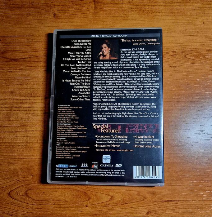 JANE MONHEIT - Live at the Rainbow Room (Manhattan)