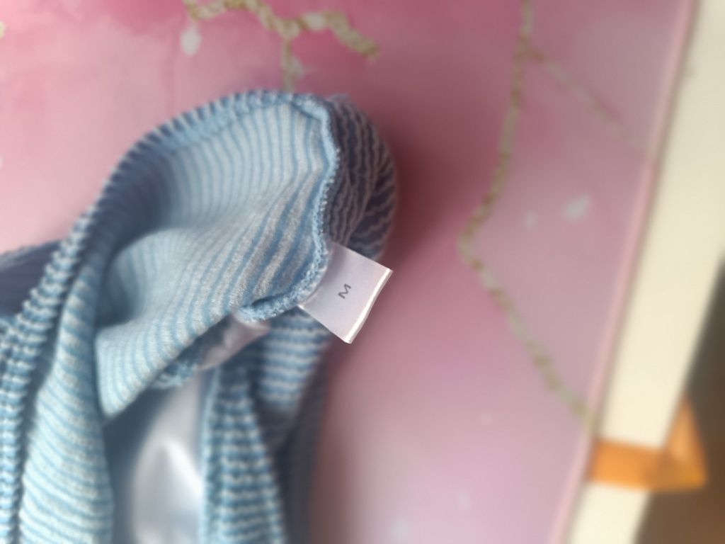 Bikini nowe M strój kąpielowy wysoki stan niebieskie