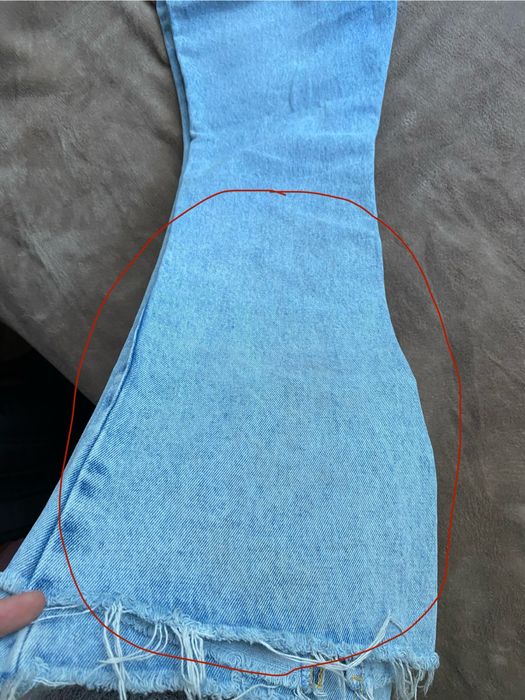 Spodnie dzwony szerokie szarpane nogawki Reserved 152cm jeansy