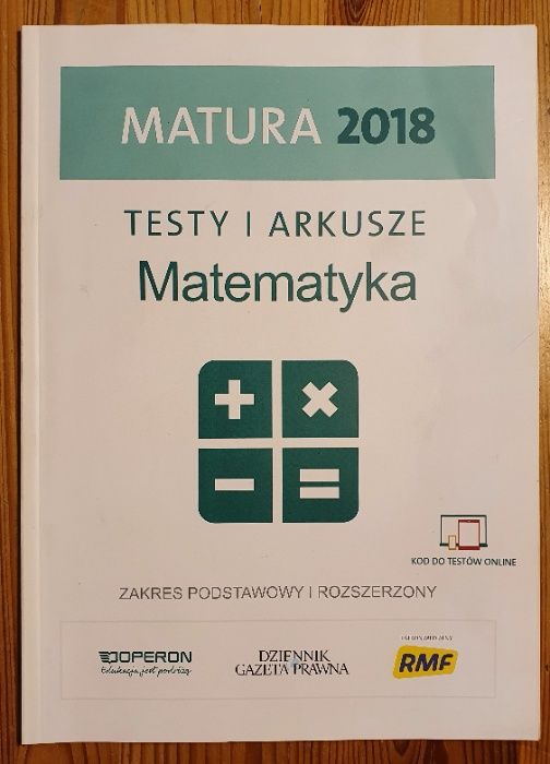 Matura 2017. Testy i arkusze z odpowiedziami. Matematyka. Zakres podst