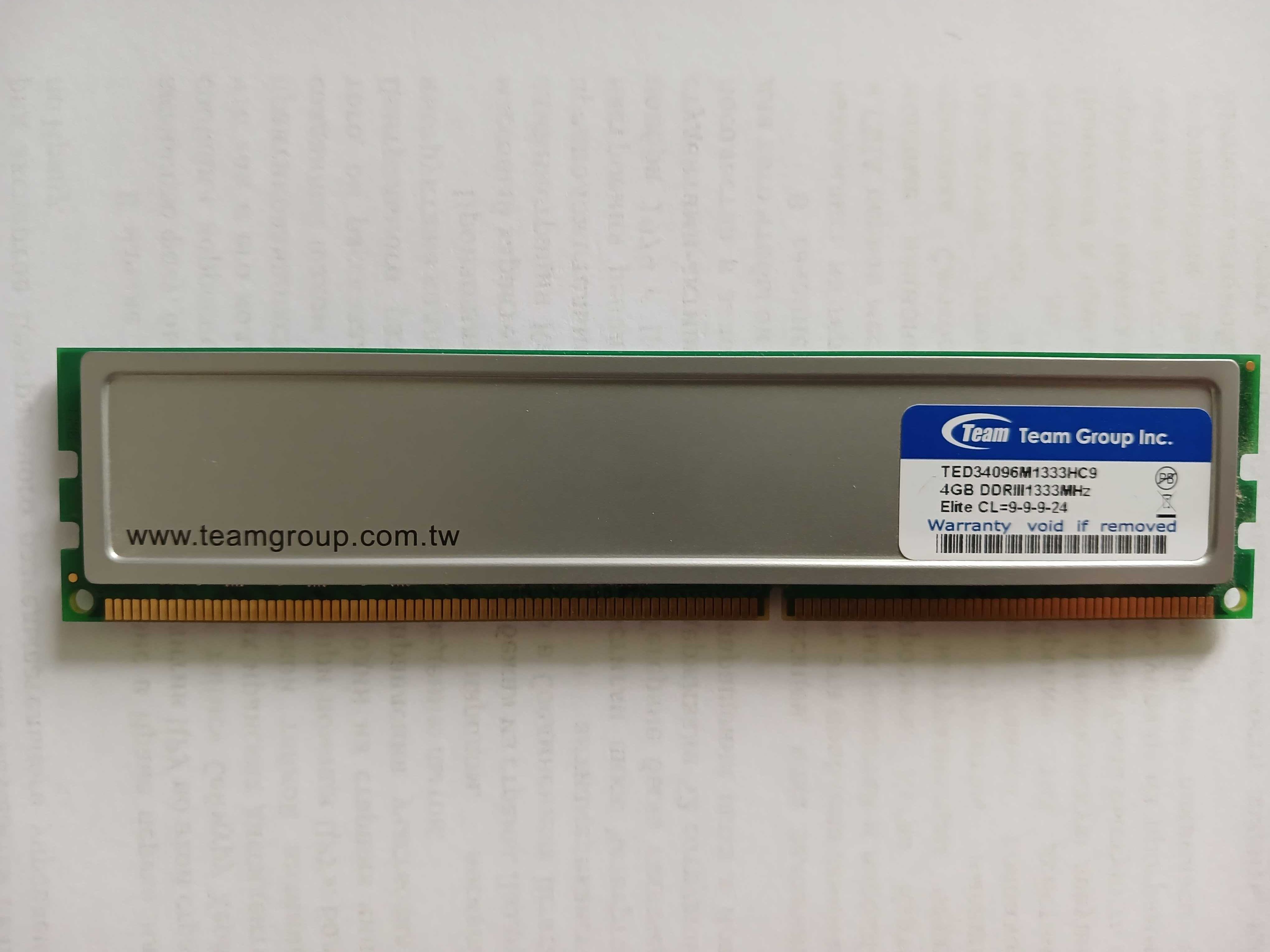 Пам'ять Team Elite DDR3 4 Gb