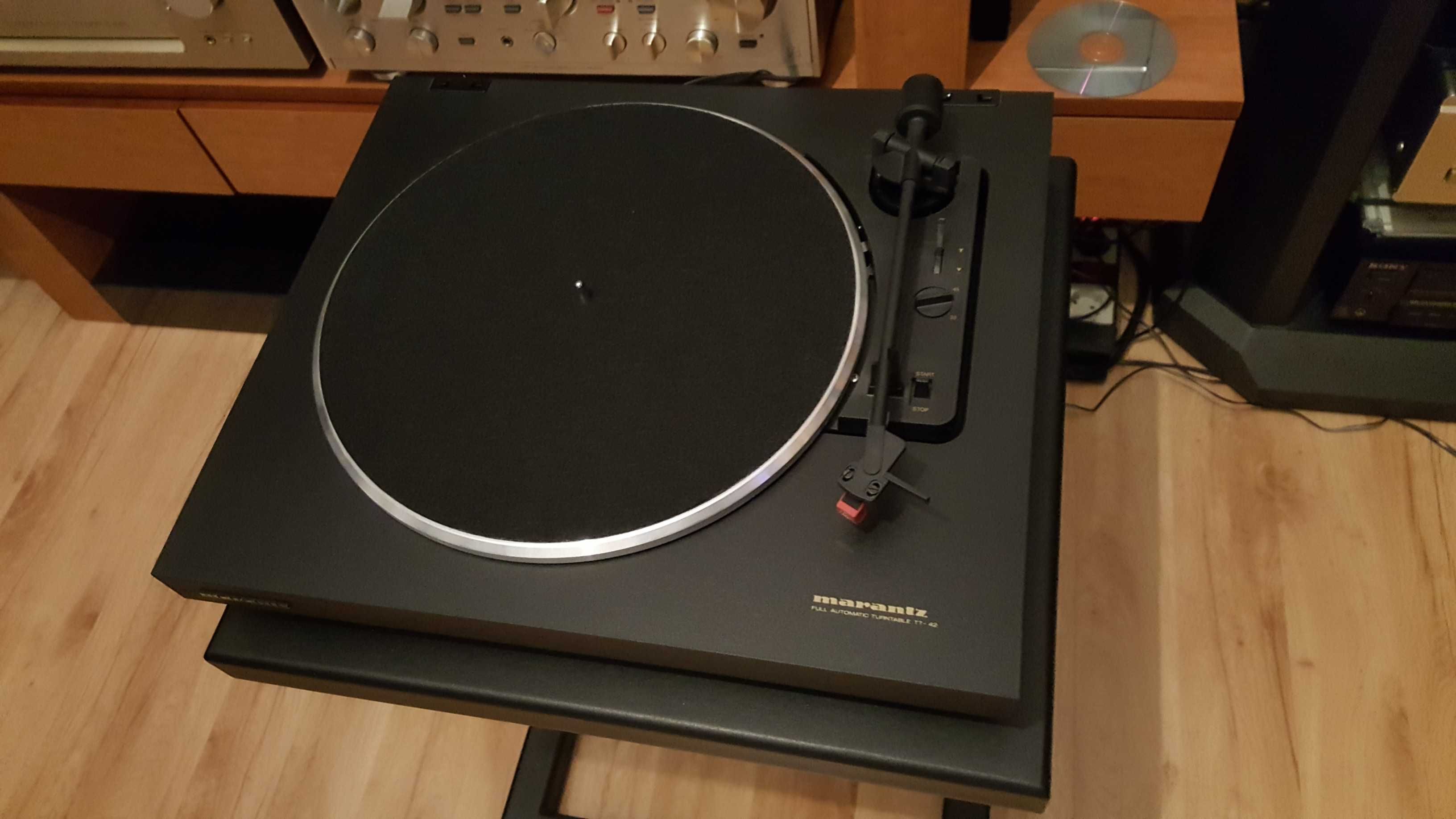 Części do gramofonu Marantz TT42 pokrywa podstawa ramię talerz okazja