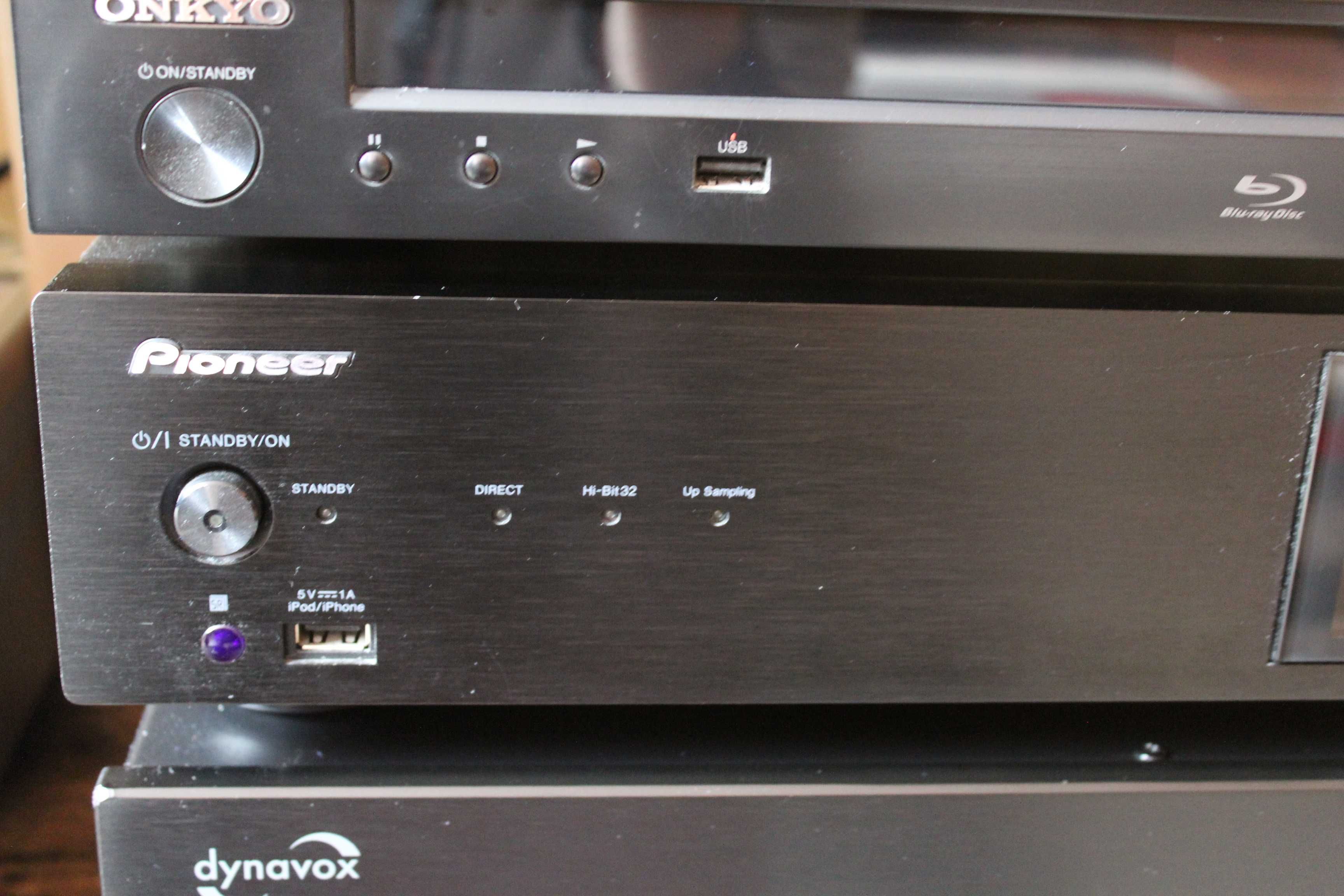 Pioneer N-50A odtwarzacz sieciowy DAC USB streamer radio pilot czarny